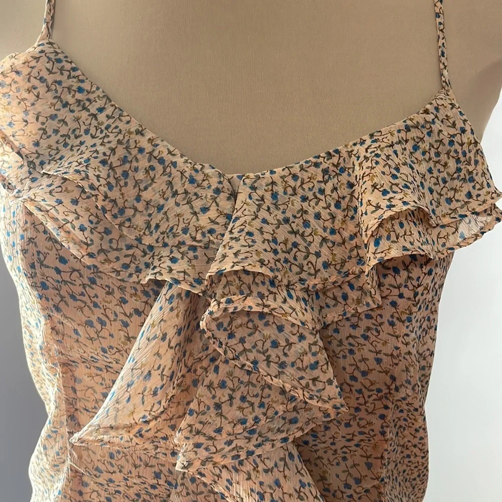 Forever 21 Floral Camisole L with Zippered back - Picture 8 of 10